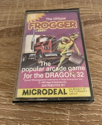FROGGER - MICRODEAL / SEGA - DRAGON 32 - Rare Official Version  - Image 1 of 4