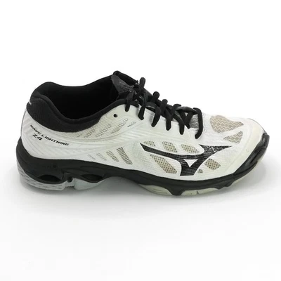 Zapatos Mizuno Mujer Tenis Wave Lightning Z4 Voleibol Blanco Negro Atlético 9 Foto 1 de 4