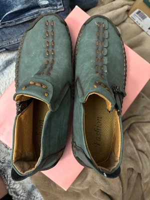 Zapatos informales para caminar estilo mocasín Caoutchouc cierre de cremallera para mujer EE. UU. 10 o 42 Foto 1 de 4