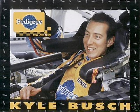 KYLE BUSCH 2008 PEDIGREE 8 X 10 POSTCARD Cover