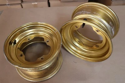 Llantas delanteras de aluminio 10" OEM 4x156 Yamaha Banshee Blaster Warrior DORADO M-15 Foto 1 de 4