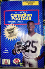 All World Cabadian Football 1991 Premiere Edition scellé 36 paquets de 9 cartes