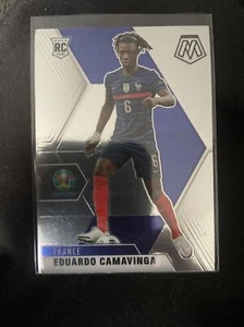 Eduardo Camavinga 2021 Panini Mosaic UEFA Euro 2020 RC #111 Rookie Base France - Picture 1 of 1