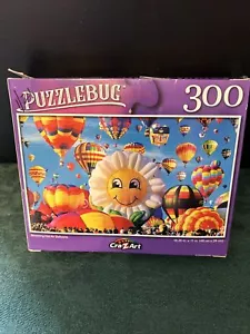 Puzzle Bug 300 Piece Puzzle - BLOOMING HOT AIR BALLOONS 14 inches X 11 inches - Picture 1 of 2