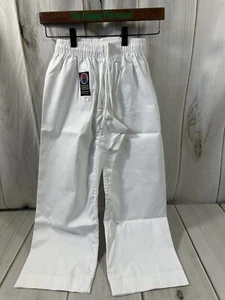 New Proforce Gladiator Lightweight Karate Pants #0 WHITE Martial Arts TKD - Picture 1 of 8