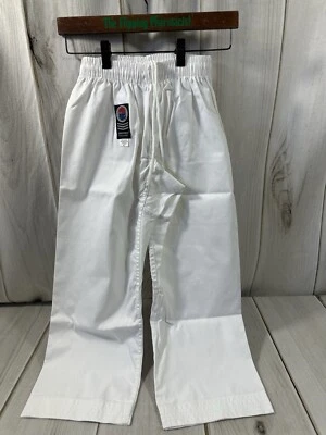 New Proforce Gladiator Lightweight Karate Pants #0 WHITE Martial Arts TKD - Image 1 of 4
