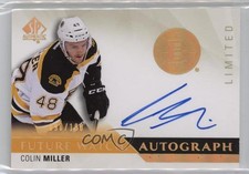 2015-16 SP Authentic Future Watch Limited /100 Colin Miller #274 Rookie Auto RC