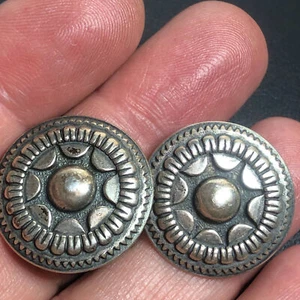 4624 Carolyn Pollack Relios Sterling silver 925 Clip on earrings 10.8 grams - Picture 1 of 3