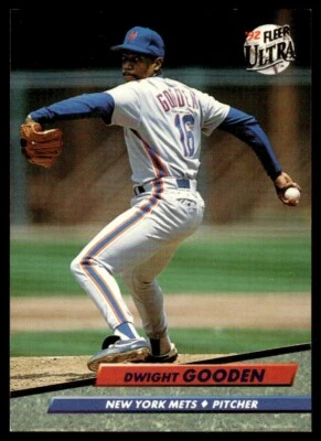 1992 Fleer Ultra #232 Dwight Gooden New York Mets - Image 1 of 2