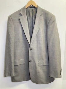 Pendleton Sport Coat Mens 42 Long Grey Window Pane Plaid Blazer Jacket Wool - Picture 1 of 10
