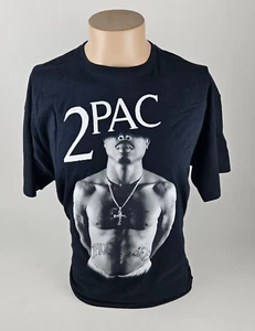 Tupac Shakur 2pac Thug Life Music T-Shirt Black Men's Size XL 2 Pac - Picture 1 of 6