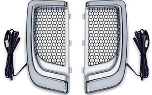 Kuryakyn (5063) Tracer Lower Fairing Grill Chrome - Picture 1 of 1