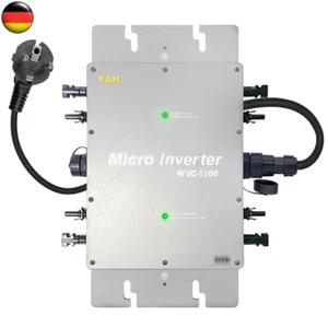 WVC-1200W Solar Grid Tie Inverter MPPT Pure Sine Wave DC28-50V Waterproof IP65 - Picture 1 of 7