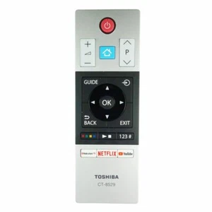 Genuine Toshiba 49U7863DA TV Remote Control - Picture 1 of 1