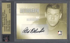 2006-07 In The Game Ultimate Memorabilia 7th Edition Alex Delvecchio Auto #16/50