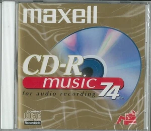 Maxell CD-R Music 74 Minute Recordable CD-R -  (625110) - Picture 1 of 2