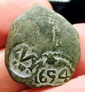 Triple Resello. Felipe IV. 4 y 6 Maravedis. 1636 y 1654. Coruña Madrid y Toledo. - Imagen 1 de 3