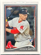 2014 Topps Chrome Update Mookie Betts Rookie RC #US-20 Boston Red Sox