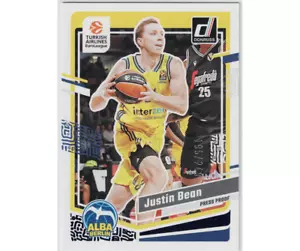 2023-24 Panini Donruss Euroleague Press Proof Purple 195/249 #16 Justin Bean - Picture 1 of 3