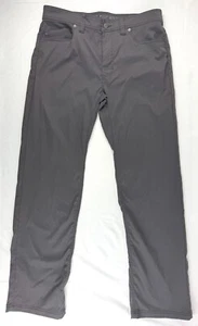 prAna Men's Brion Stretch 5-Pocket Pants Dark Grey 34X32 - Picture 1 of 9