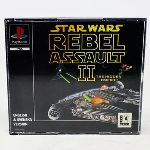 DE COLECCIÓN 1997 PLAYSTATION 1 PS1 STAR WARS REBEL ASALTO II EL IMPERIO OCULTO JUEGO - Imagen 1 de 11
