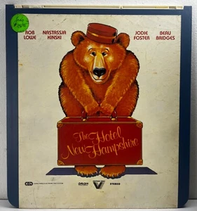 Vintage 1984 The Hotel New Hampshire RCA CED SelectaVision VideoDisc Untested - Picture 1 of 10