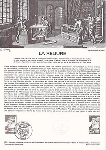 Document Philatélique 1er Jour : 13 1981 - La Reliure - Picture 1 of 1