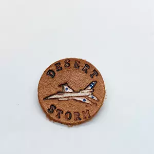 Desert Storm Pin Fighter Jet Lapel Collectible - Picture 1 of 3