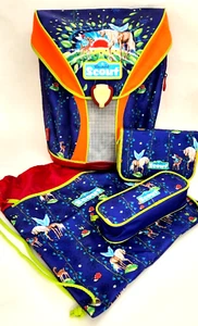 Scout Schulranzen Set 4-teilig Nano Sunrise Mädchen Rucksack Ranzen - Picture 1 of 11