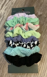 Wild Fable 8 pk Hair Scrunchies Hair Ties Multicolor Pack - Picture 1 of 2