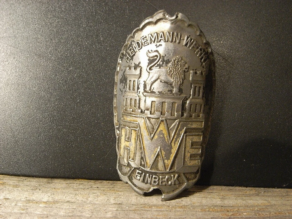 Steuerkopfschild   Emblem  Fahrrad     *********       Heidemann   HDW-- - Bild 1 von 1