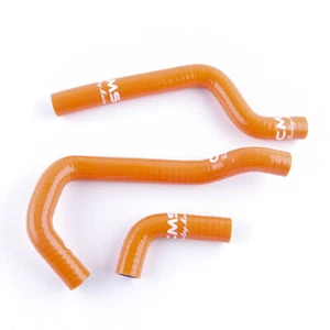 Orange Silicone Radiator Coolant Hose Kit for 2002-2008 2007 2006 KTM 65SX65 SX - Imagen 1 de 10