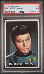 1976 Topps Star Trek #3 Dr. "Bones" McCoy PSA 7 - Picture 1 of 2