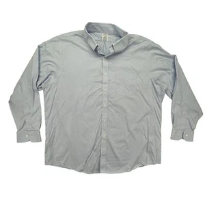 Brooks Brothers Camicia Uomo XL 18-35 Regular Supima Elasticizzata Bottoni Abito Shi - Foto 1 di 10