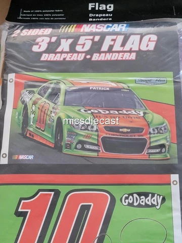 Danica Patrick Godaddy NEW 3 X 5' Wincraft Drivers Flag RARE NIP Cover