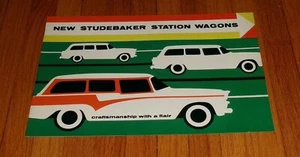 Original 1956 Studebaker Station Wagon Verkaufsprospekt Pinehurst Parkview Pelham - Bild 1 von 2
