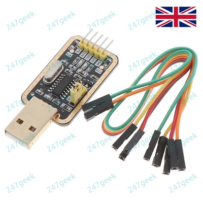 🇬🇧 CH340 Gold USB TTL Serial Adapter Router upgrade Arduino CH340G FTDI PL2303 - Image 1 of 4