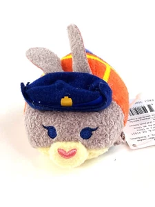 Disney Store Tsum Tsum Apilable Mini 3.5" Muñeco de Peluche Zootopia Judy Hopps Nuevo - Imagen 1 de 8