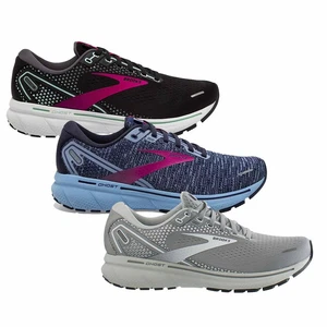 Brooks Ghost 14 Lace-Up Synthetic Womens Running Trainers 120356