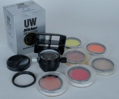 Nikon UW Nikkor Nikonos 28mm f3.5 Prime Lente Gran Angular con Buscador + Filtros Foto 1 de 4