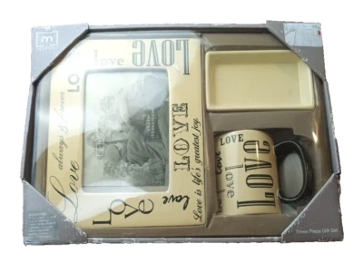 Melannco Tree piece gift set Ceramic Frame, Coffee Mug & Trinket tray - Image 1 of 4