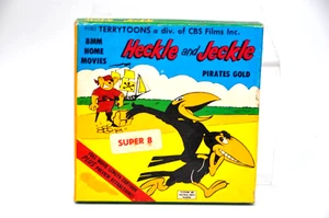 Terrytoons 1962 HECKLE and JECKLE Pirates Gold 8mm Reel Home Movie #201 - Picture 1 of 2
