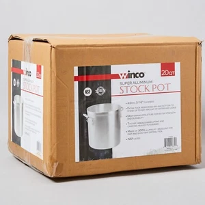 NEW Winco Aluminum 20 Quart Stock Pot. - Bild 1 von 4