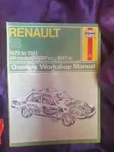 Renault 18 1979 to 1981 Manual Original Comprehensive Parts Diagram - Picture 1 of 4