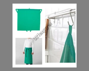Pair (2) IKEA Sommar Apron Green 503.412.71 NEW - Picture 1 of 1
