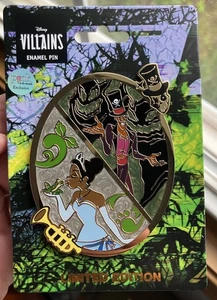DISNEY PINK A LA MODE VILLAIN ANSTECKNADEL - LE 200 Facilier And Tiana Princess Frog PALM - Bild 1 von 1