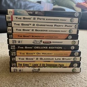 The Sims 2 &3 Base Game + Expansion Packs, Bundle - PC Games - Picture 1 of 12