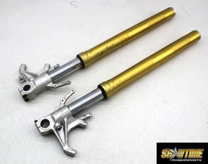 04-10 APRILIA RSV1000R FRONT FORKS SHOCK SUSPENSION SET PAIR (STRAIGHT) (READ) - Bild 1 von 19
