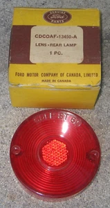1960 Meteor Canada NOS CDC0AF-13450-A Tail Light Lens CDFR ST-60 Canadian - Picture 1 of 5