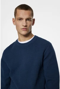 J. Lindeberg Herren Pullover Gr. XL Blau Langarm Waffel Strickpullover - Bild 1 von 7